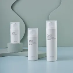 Luxury Free Sample 50ml 100ml 150ml White Cosmetic Empty PP Plastic Twist Pump Bottles For Skincare Serum Lotion Bottles