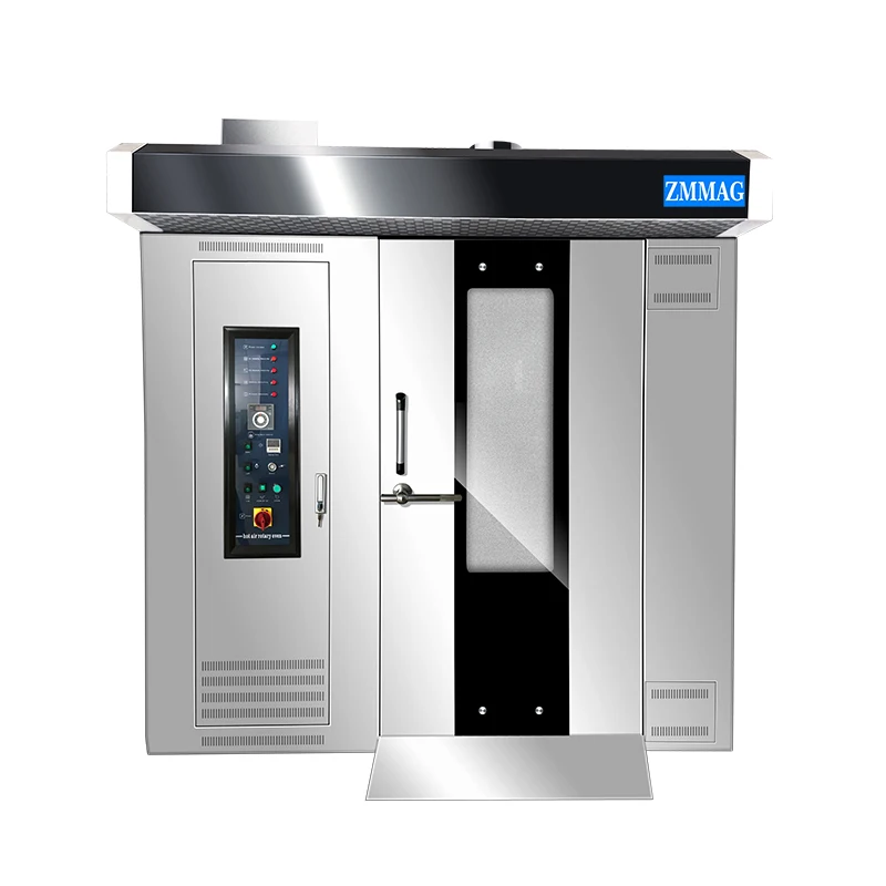 industrial bread baking oven electric and gas electric and diesel two energy rotary rack ovens