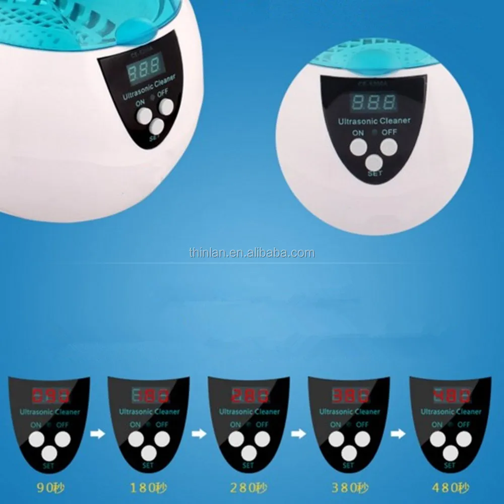 Mini degas ultrasonic cleaner makeup brush cleaning machine 750ml CE-5200B