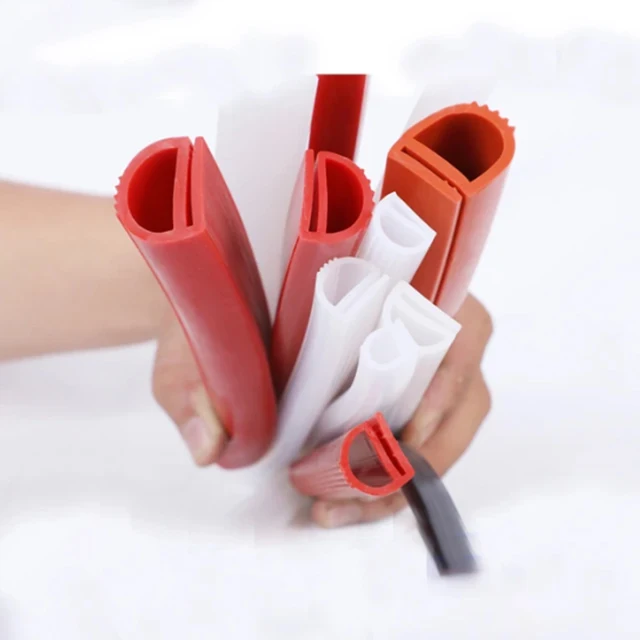 D type epdm foam adhesive door car window epdm car door silicone rubber weather seal strip