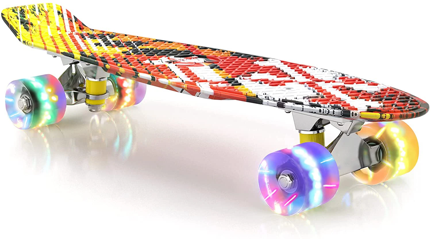 LED board skateboards eaglider fish board ridge cruiser skateboard