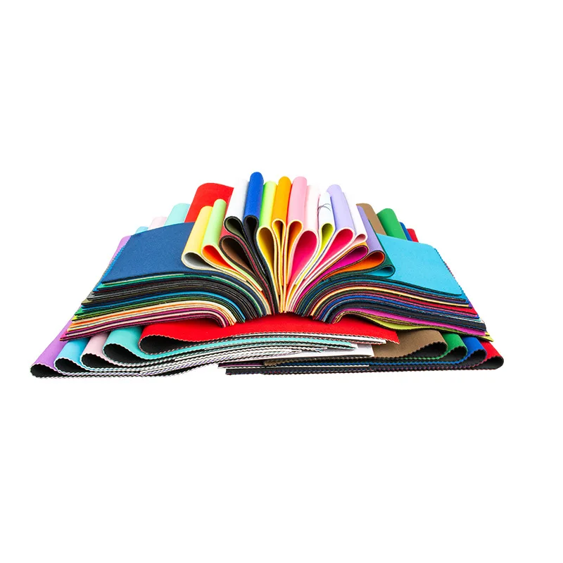 Free Sample Customize SBR Textile Waterproof Materials Stretch Scuba Knit Neoprene Polyester Fabric for Wetsuit Car Seat