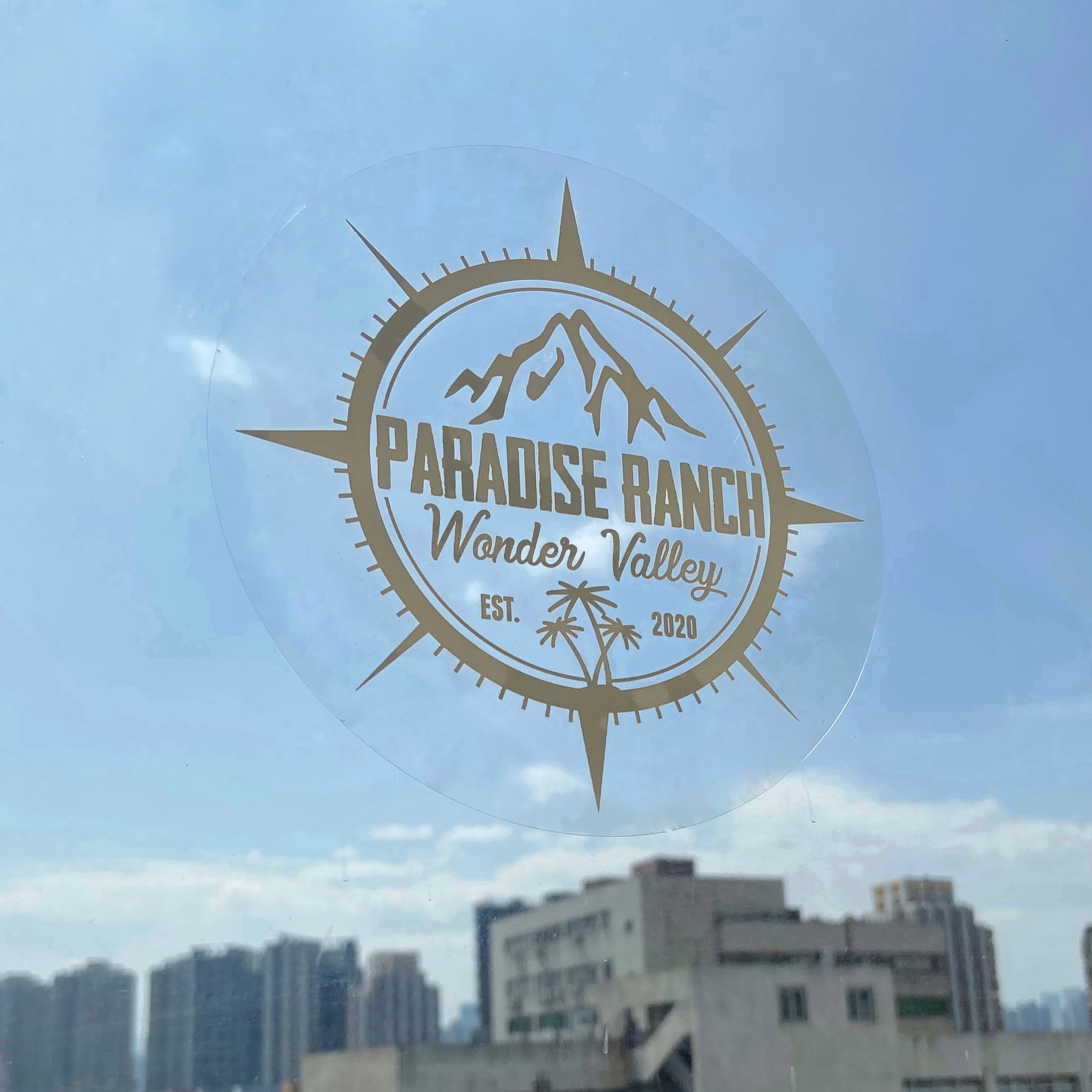 Custom Transparent Window Clings & Clear Window Decals