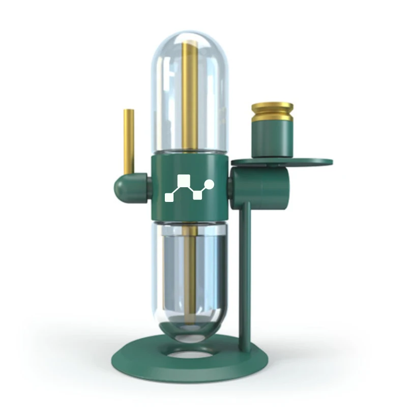 Portable Multi-Function Gravity Hookah Complete Set with 360 Rotating Glass hookah set