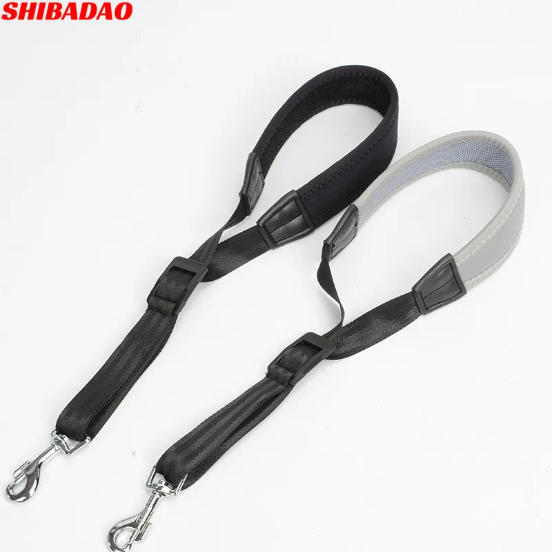 Professional Saxophone Stage Play Strap Neck Strap Adjustable Design  With Thickening Soft Pad And Silver Metal Hook