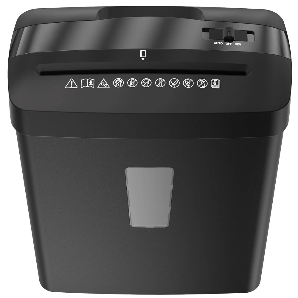 mini paper shredder machine for home office C220P-6 with 13L waste basket bin