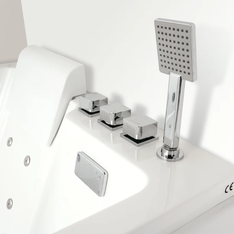 ORans Control Panel 2 People Massage Indoor Luxurious Jets Bathtub Whirlpools Rectangle Spa Bathtub