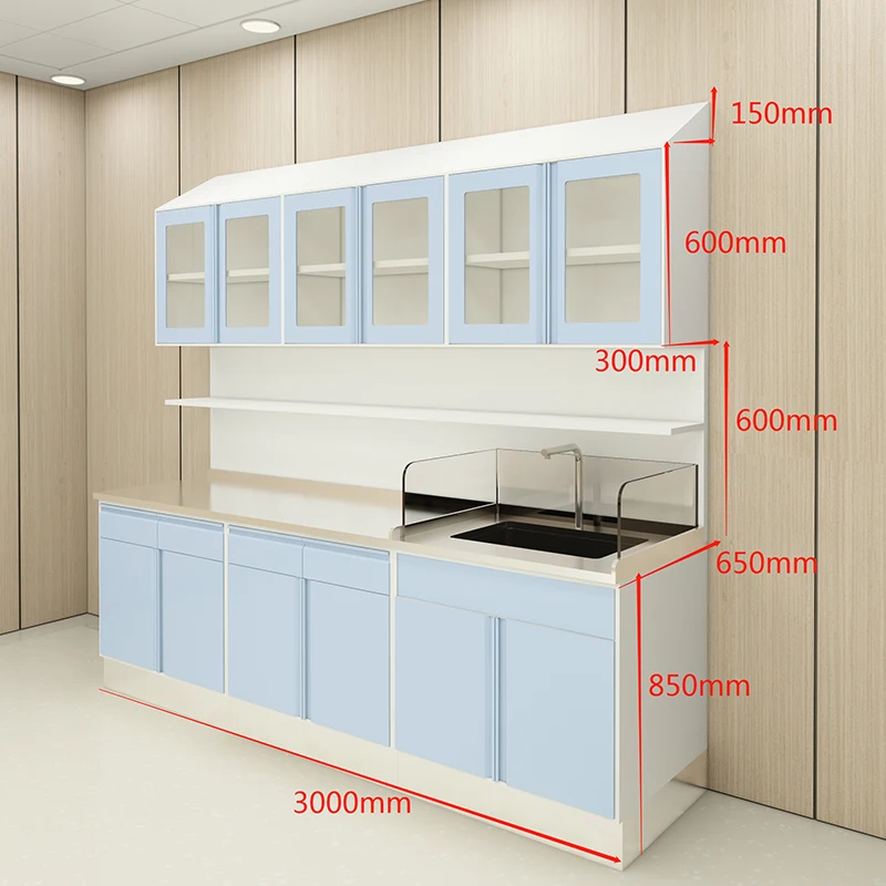 Hospital Furniture Metal Medicine Cupboard Treatment Room Clinic Storage Cabinet