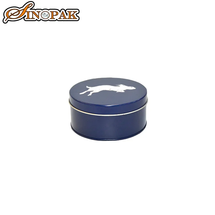 Metal Can Box Round Lid Packaging Box for Tea Rectangle Personalized Tin Box