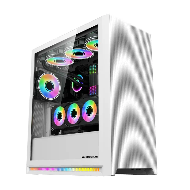 Lovingcool Factory Large Space E-ATX PC Case GPU Full Gaming PC Tower For 240 Water Cooling With Music Luminous Light Strip