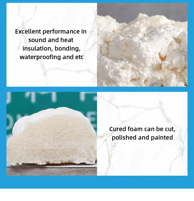 Antas 218 750Ml Floor Tile Sealing Anti-leaking Sealant Spray Glue Pu Polyurethane Foam Adhesive