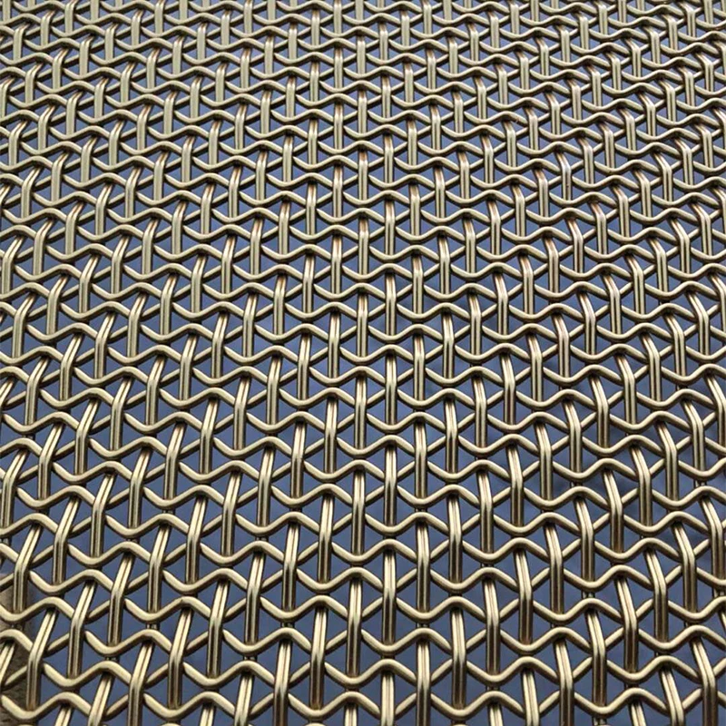 Metal Mesh Aluminum stainless steel metal decorative wire mesh for curtain