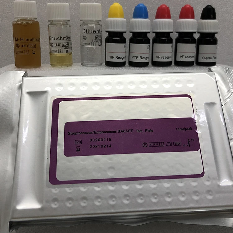 Manufacturer Direct Sale Streptococcus Conis-Enterococcus Microbial Identification And Ast Test Card Kit