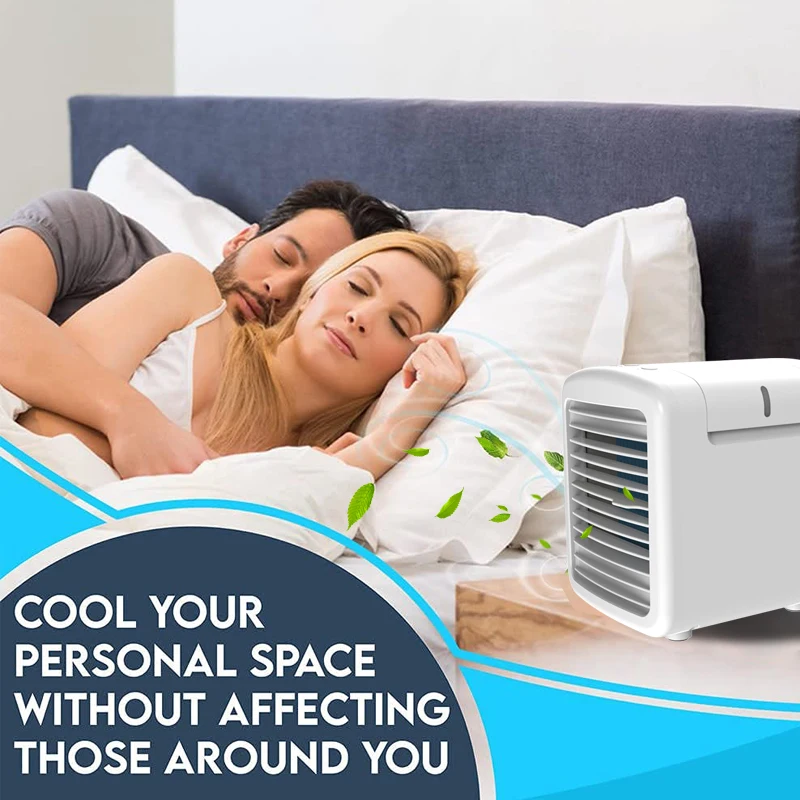 Personal family room desktop rapid cooling spray steam water cooling fan three-speed timing off air cooler suitable for outdoor