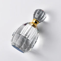 100 style custom size crystal crafts empty clear K9 crystal mini oil bottle Transparent empty perfume bottles crystal
