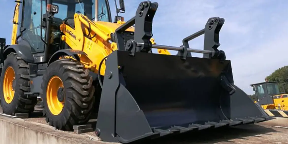 1CBM Bucket Backhoe Loader CLG777A with Top Tyres and Top Engine