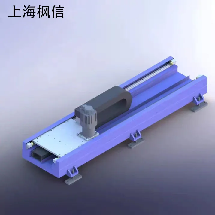 Heavy-duty seventh axis ground rail robot walking track long stroke gear rack sliding platform truss manipulator