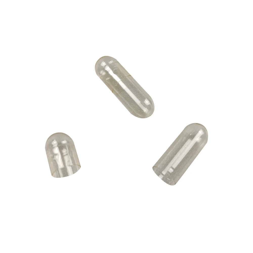 Wholesale Size 0/1/2/3/4 Vegan Printed Logo Gelatin Empty Capsules