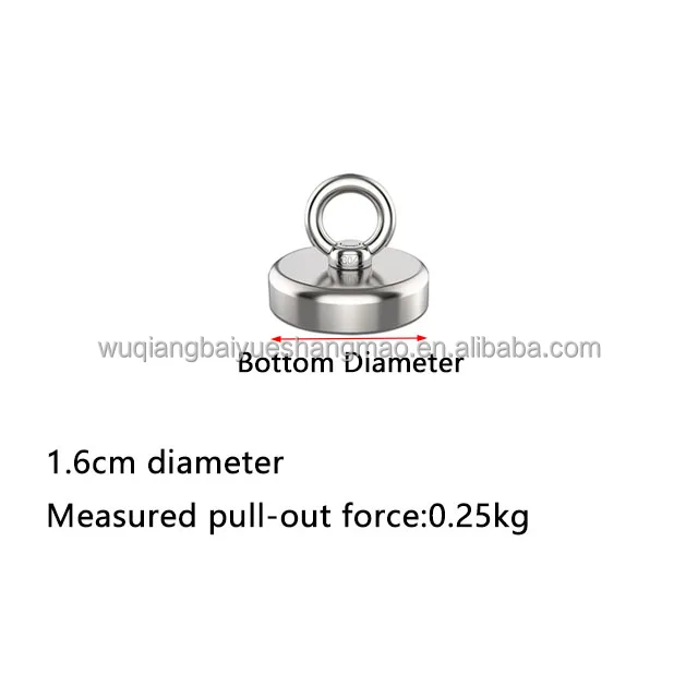 Wholesale high-strength circular strong fishing ring magnets, neodymium iron boron magnets