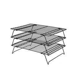 Baking Supplies Non Stick Bread Cake Biscuits 3 Tiers Cookie Cooling Rack