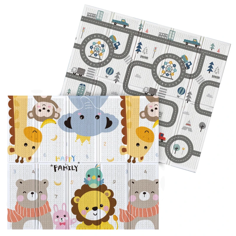 Kids Infant Crawling Mats For Babies Safety Game Kids Activity Gym Crawl Mat Children Bedroom sensory tile Folding Floor Mat