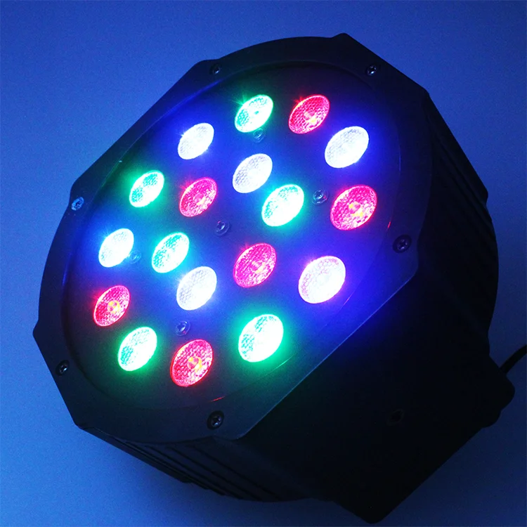  Портативный диско 18 led RGB звук управлением DMX сценический осветительный бар КТВ вечерние par