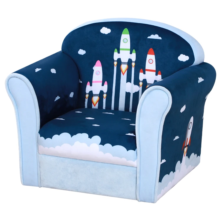 Cartoon kids sofa chair Lovely design fabric kids cheap sofa