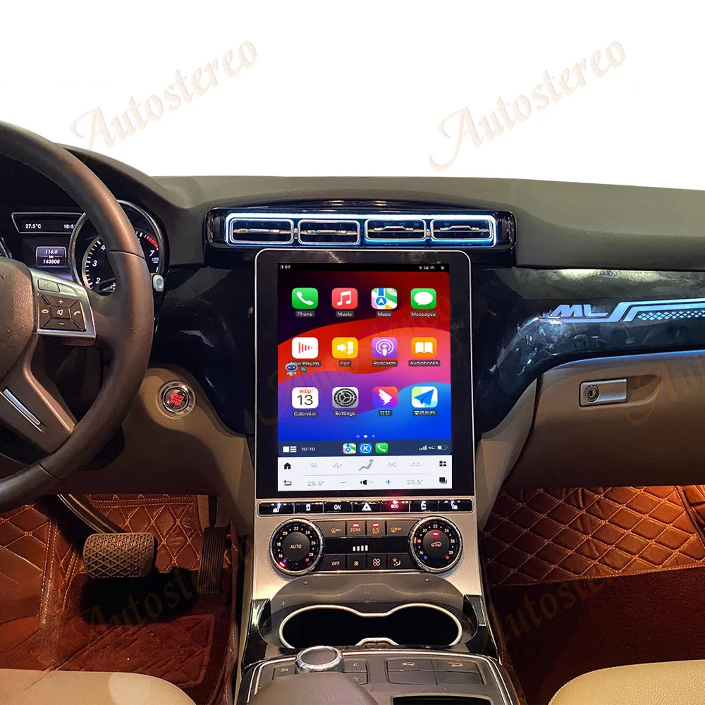 Автомагнитофон 12 1 дюймов андроид14 автомобильный GPS для Mercedes Benz мл 2012-2015 Carplay навигатор мультимедийный плеер магнитофон