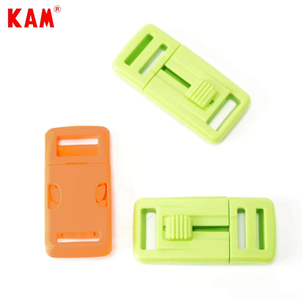 Top Selling New Product Durable Pom / Nylon Adjustable Inner 15Mm Colorful Buckle For Bag