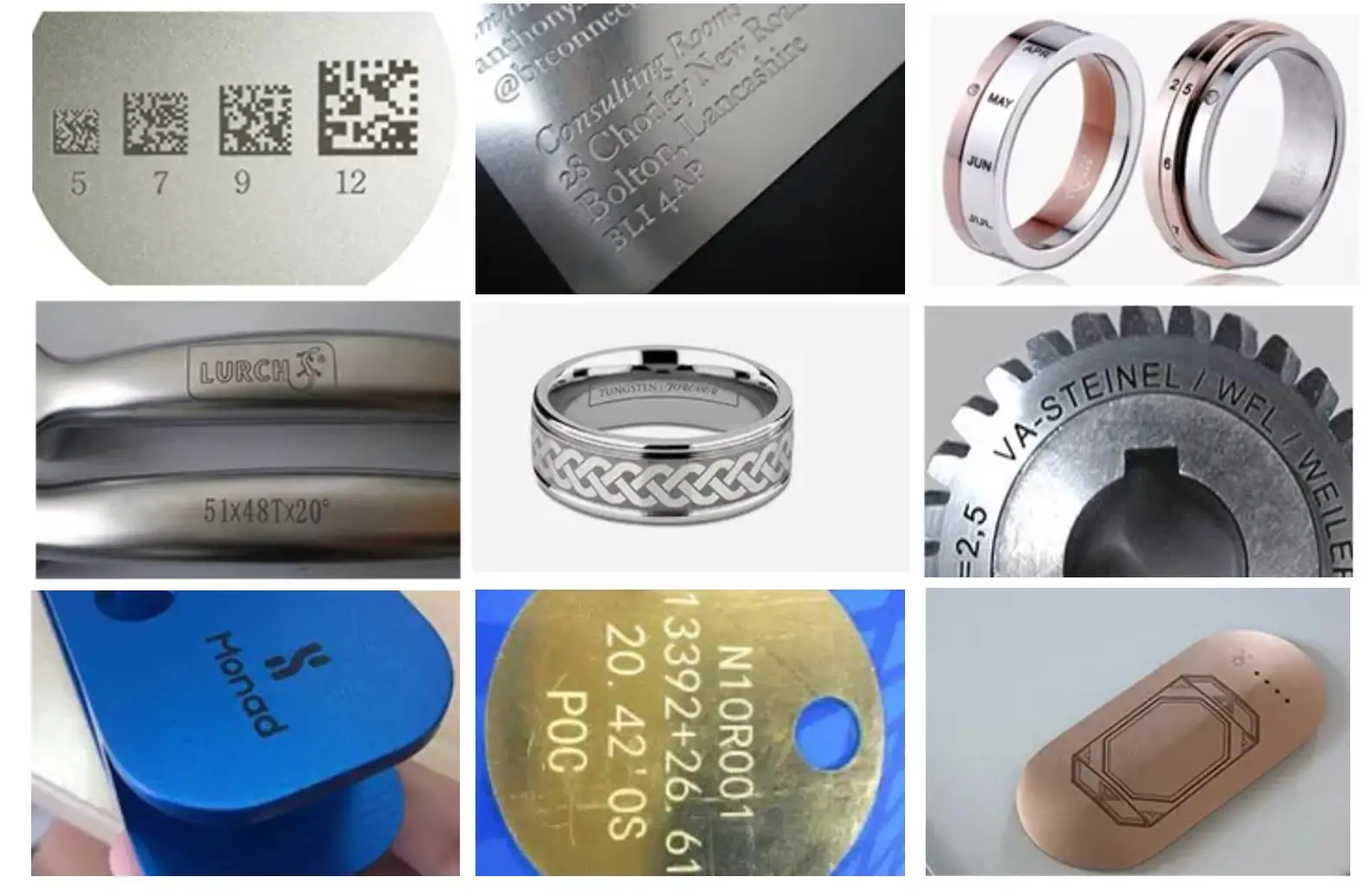 Low Price Plastic Bottle Animal ear tag And Hs Code Fiber Laser Marking Machine