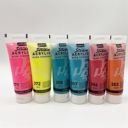 Top Selling 10 Special Colors 100ml Acrylic Paints Bright Acrylic Pigment