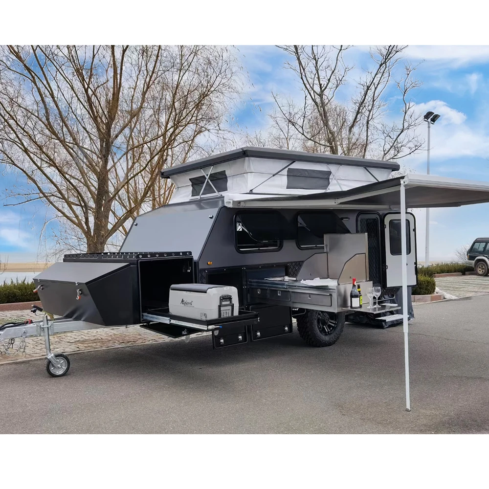 Camper Trailer Made in China Camper Trailer for Tiny House Opus Prefab Water Home Caravan Travel Trailer Adventurer