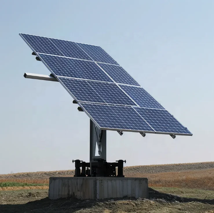 Solar Tracking Controller 2 Axis Sun Axis Solar Tracker Bracket axis solar tracker 13 panels 2022 hot sale solar tracker bausatz