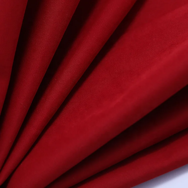 Hot Selling Blended Fabric Tencel Red Nylon Cotton Rayon Spandex Fabric