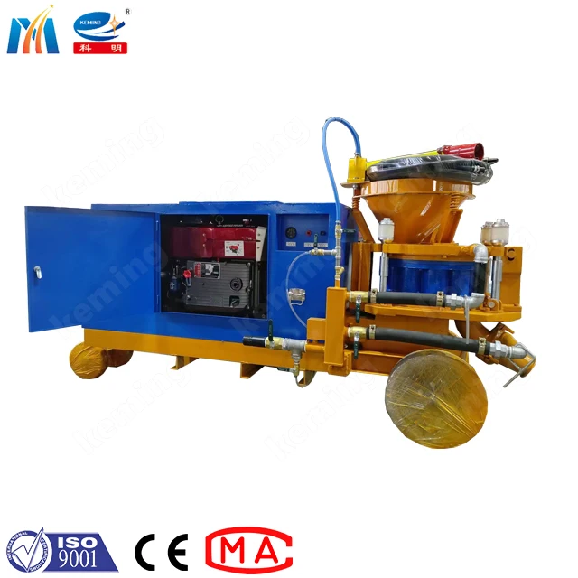 dry and wet concrete material KSP pumpcrete Wet concrete jet rotor shotcrete concrete surface spraying