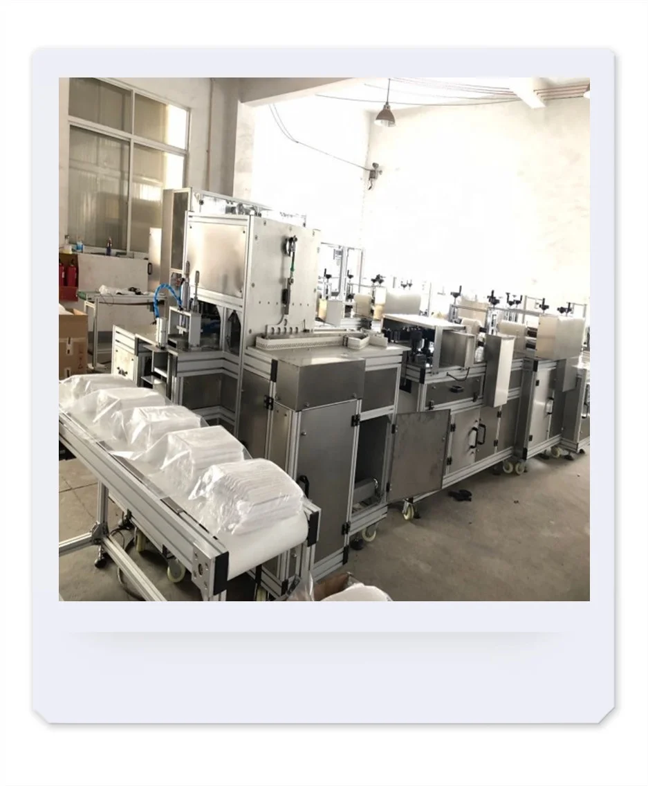 Fully automatic fast delivery disposable nonwoven bouffant cap making &packing machine
