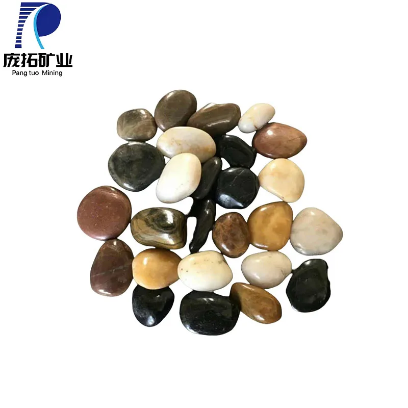 Natural Cobble Washed Landscape Stone Outdoor Use Polished Garden Lawn Edge River Slope Protection Native Stone Stream Rock
