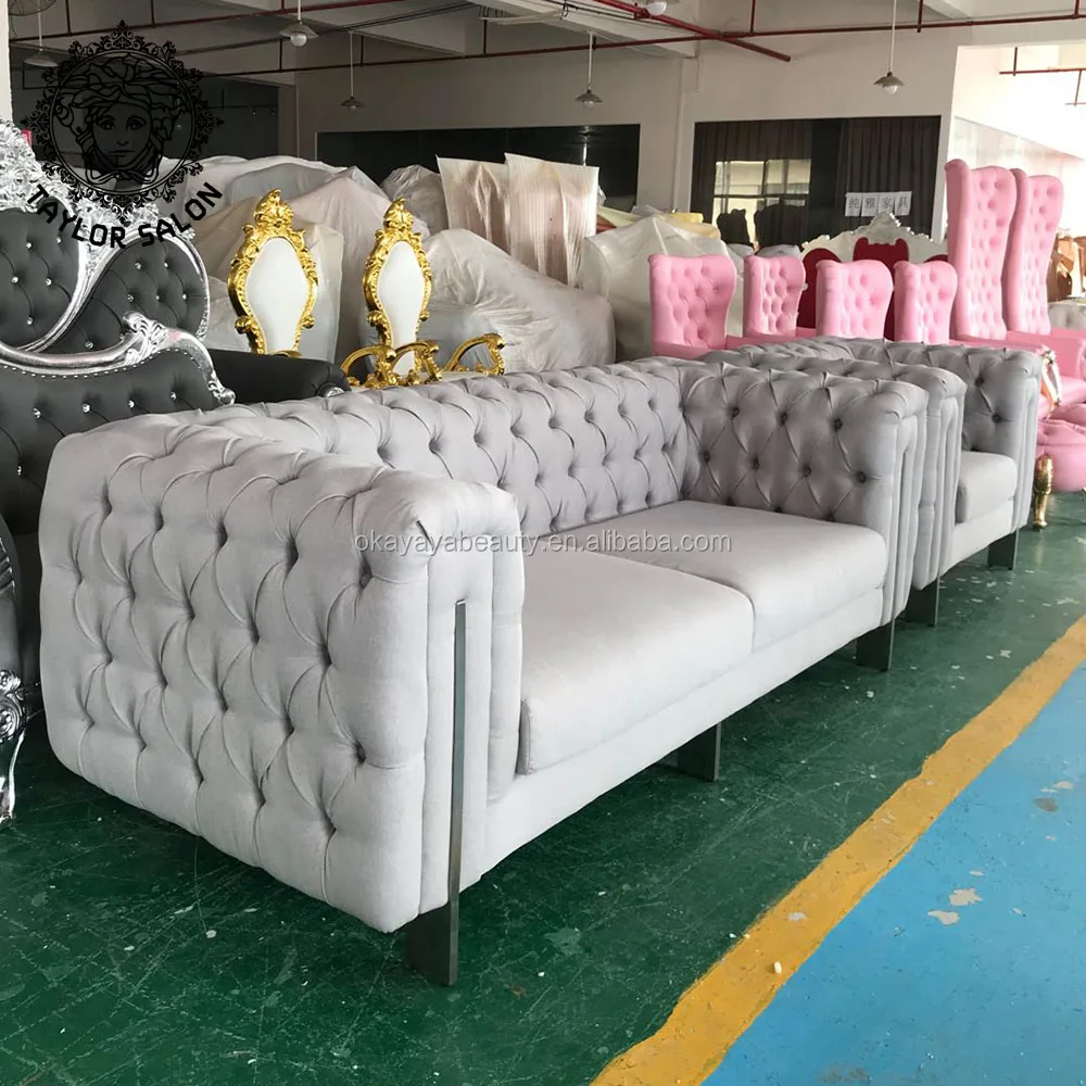 Beauty parlour hair salon furniture living room sofas chair waiting sofa