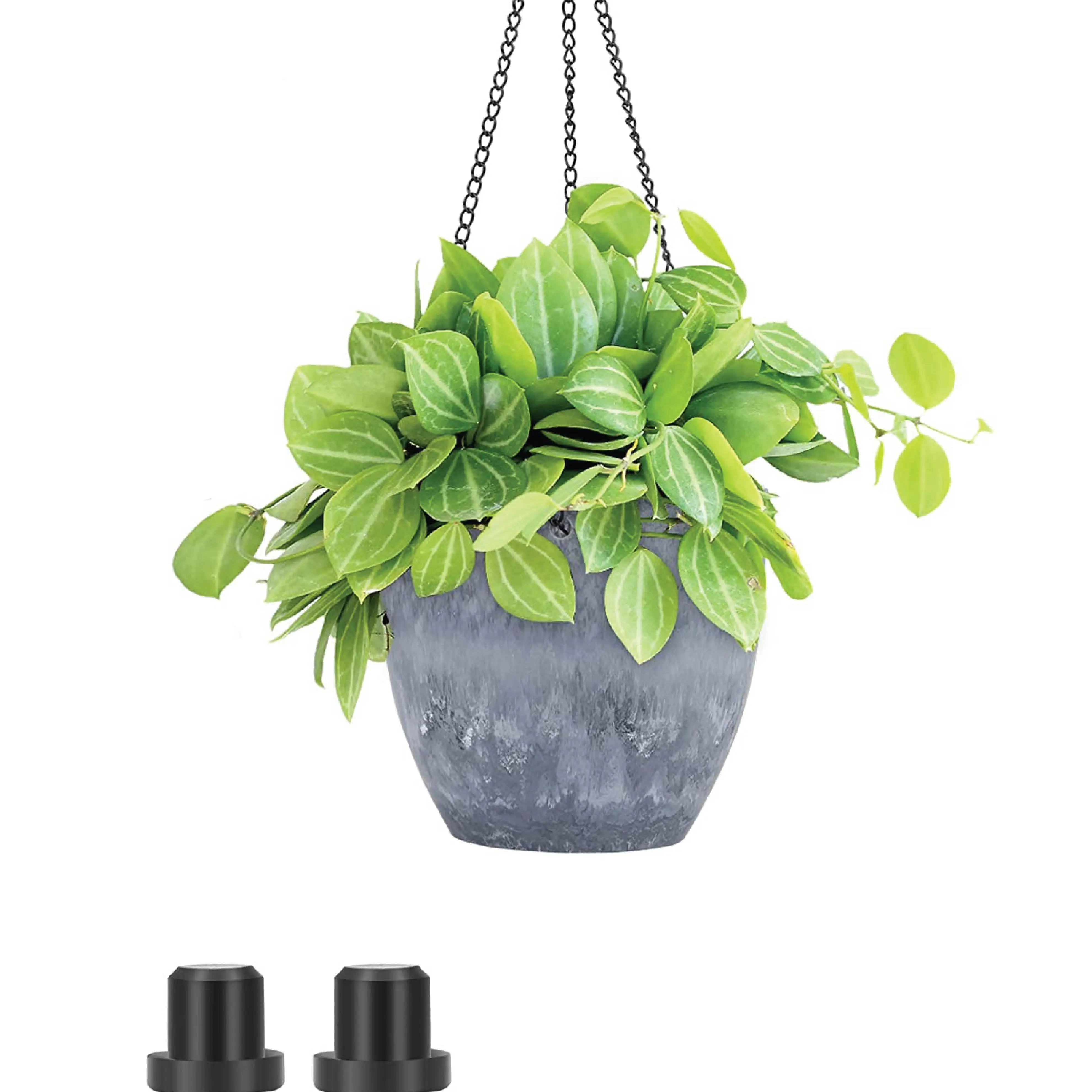 Wall hanging pots planter,self watering ceramic hanging planters plant pots