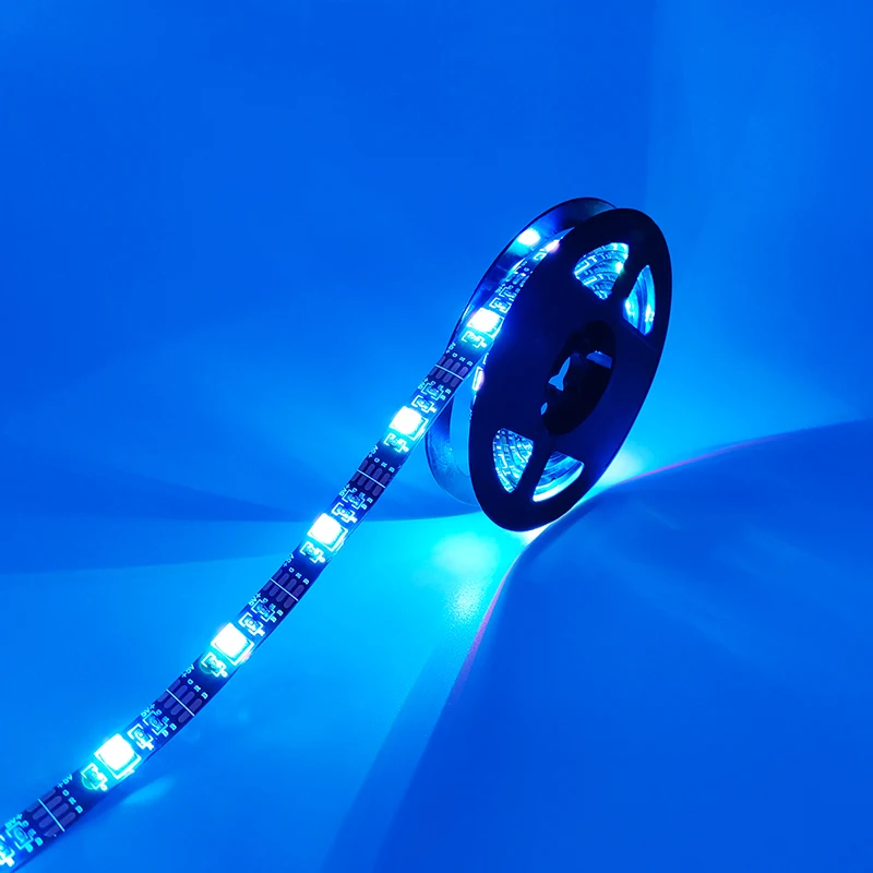 New style rgb 5050 led light strip usb 5v smart app control 5m ip20 ip65 30led flexible IR 24key remote control house decoration