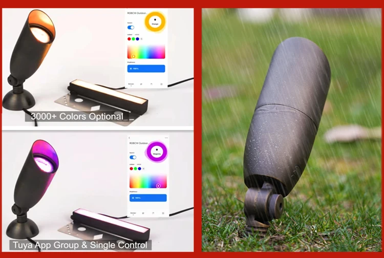 2022 Antique Brass Modern Garden Decoration Light 1-6w Adjust Led Spot Lights