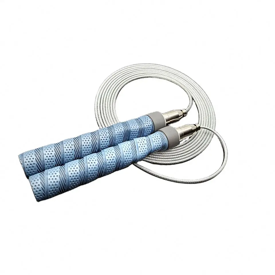 Digital Weighted Pp Pu Handle Counting Jump Steel Wire Rope With Calorie Counter Skipping Ropes For Training Fitness