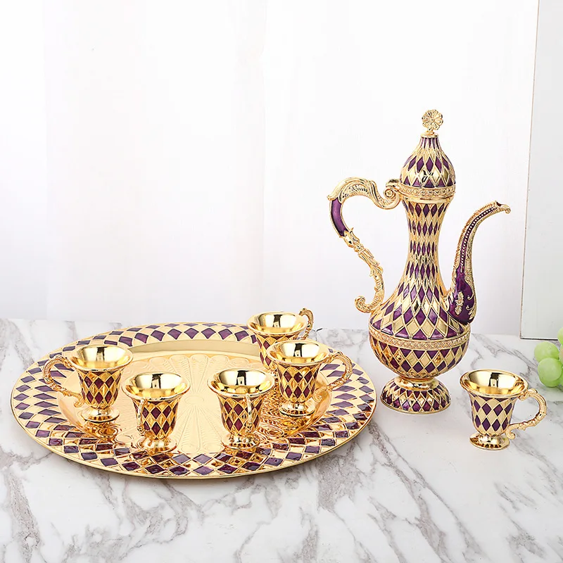 metal rose flower princess zinc alloy made crown antique trinket jewelry box for home decoration use