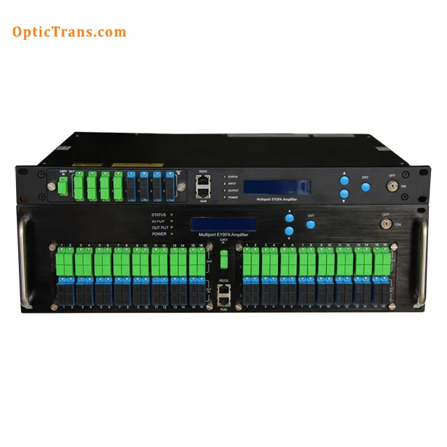 FTTH 1550nm Multi Output Optical Amplifier/High power CATV EYDFA