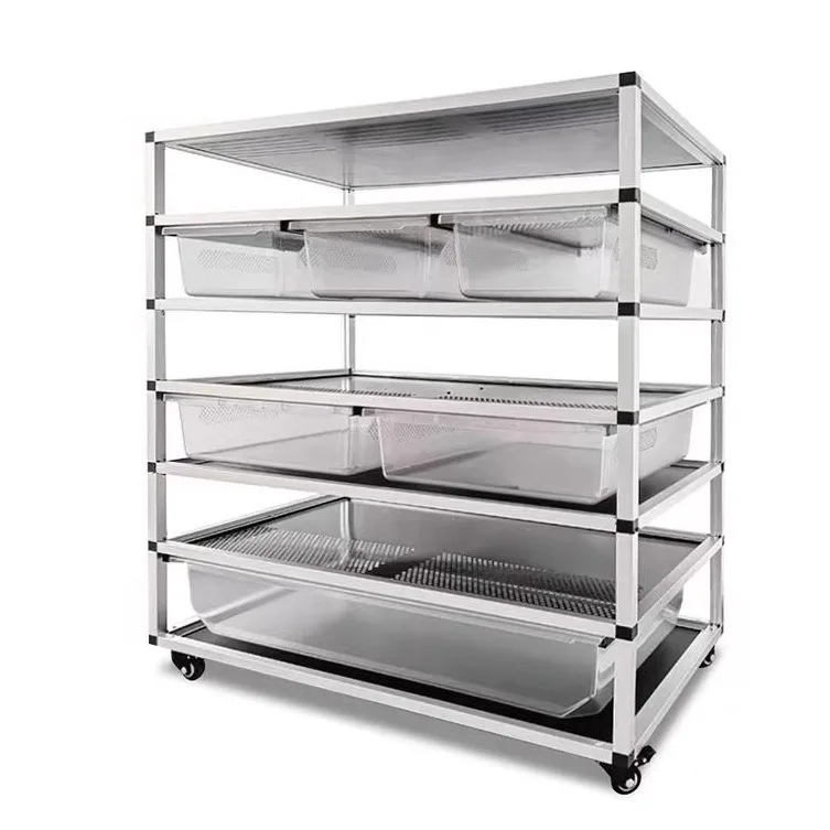 Live Large Heated Reptiles Accessories Snake Rack System Plastic PVC Breeding Box Tubs Snake Rack Cages