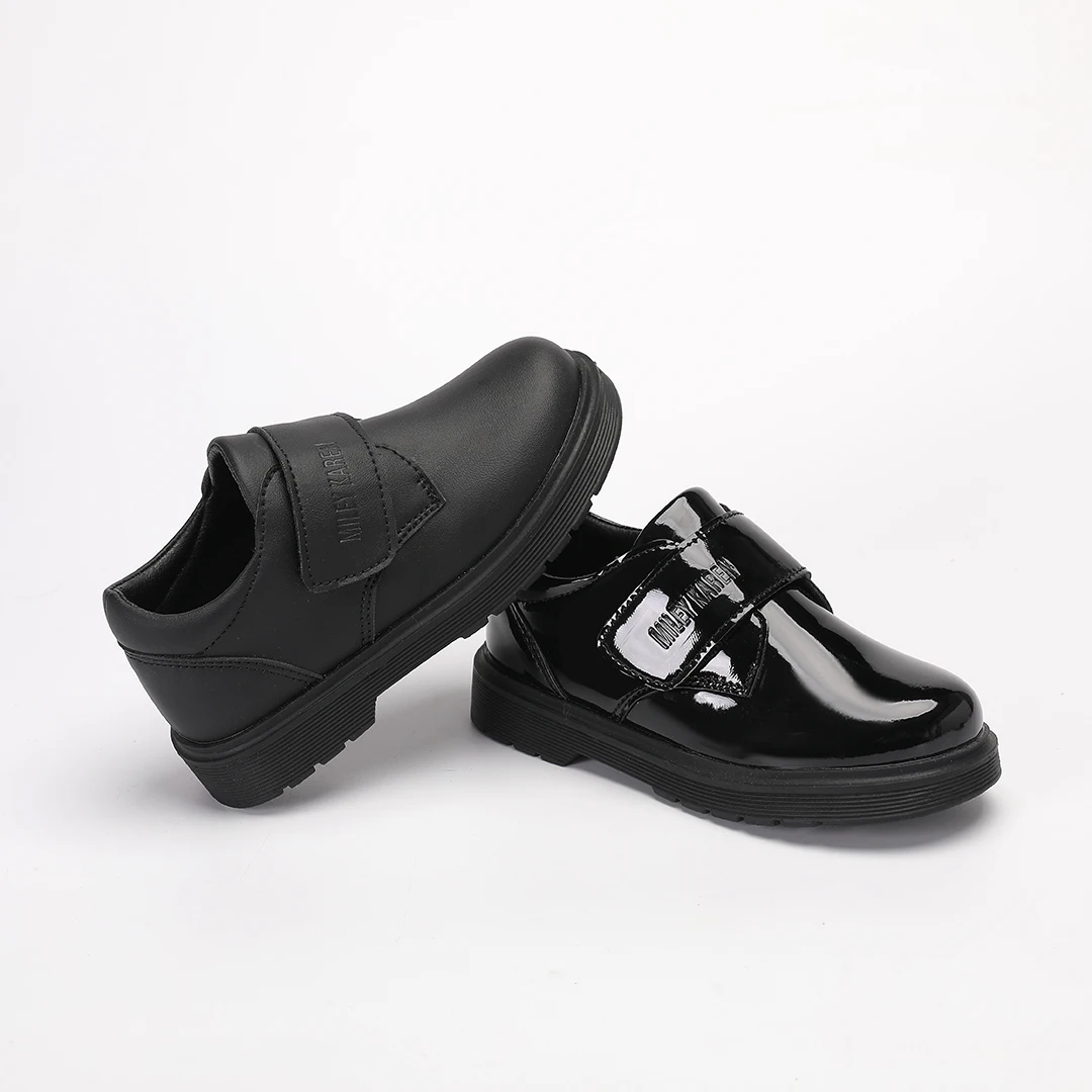 Wholesale Hot sale boys hard sole leather shoes black leather performance English wind dress performance students leather shoes