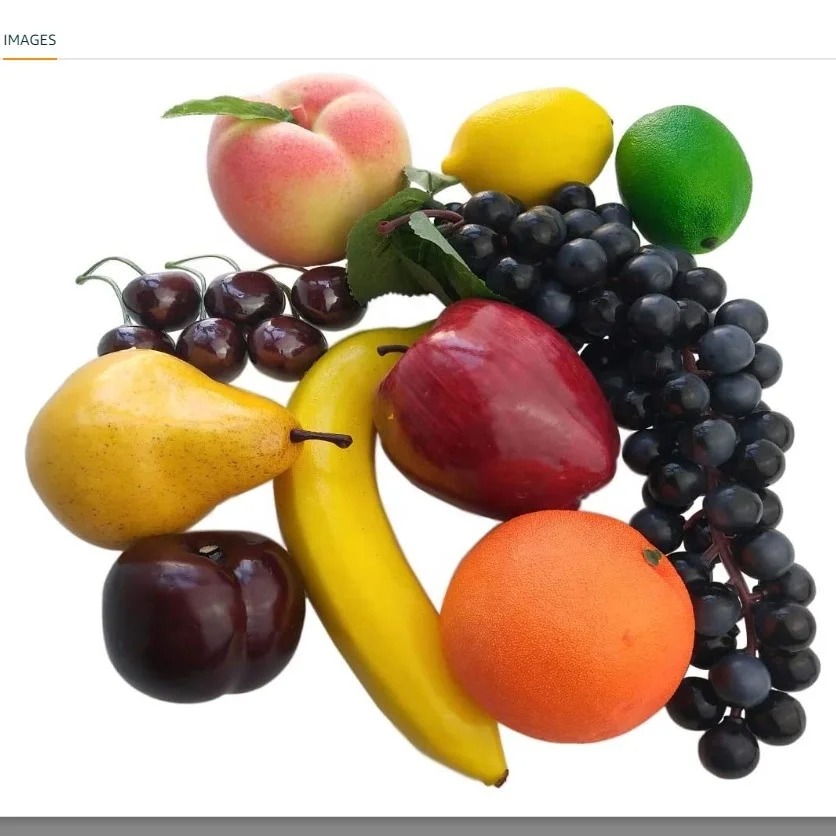 Hot New Realistic Artificial Fake Fruits And Vegetables For Display