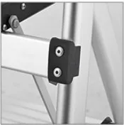 aluminium handle Thickening of aluminium alloy folding three step ladder AP-2403