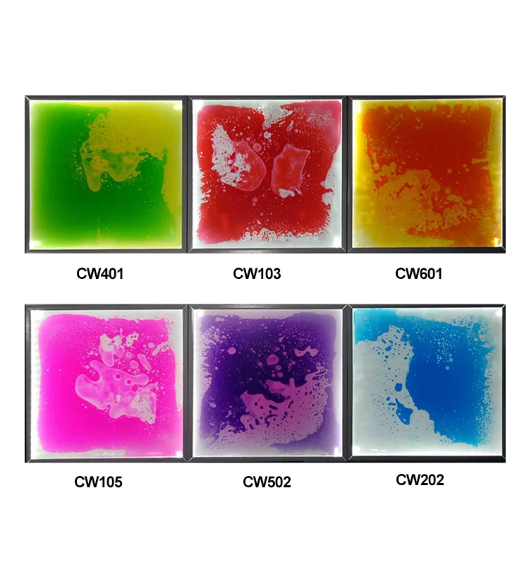 Autism Relieves Stress Liquid Sensory Floor Tiles LED Dance Floor Educational Toys Sensory Integration Training Equipment