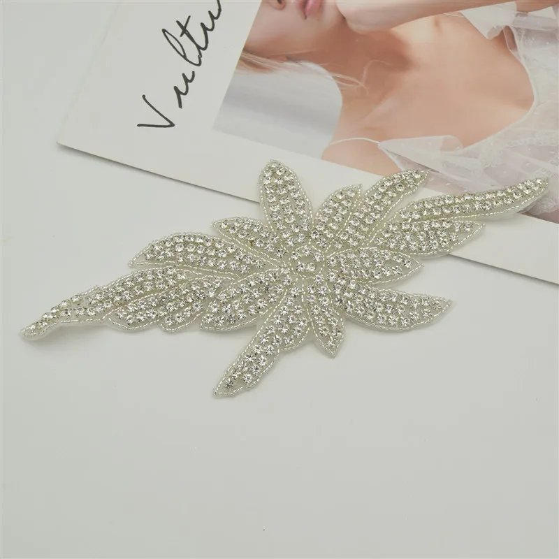 Популярная аппликация для одежды, сумок и обуви в форме стеклянных бусин